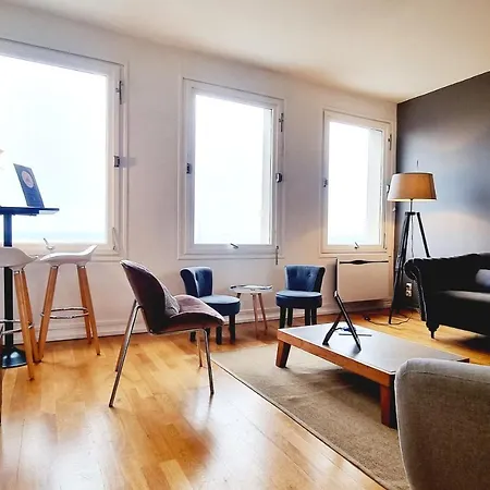 Apartamento Vista Al Sena - Estacionamiento - Puente De Normandía Honfleur