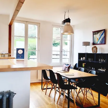 Vue Baie De Seine - Parking - Pont De Normandie Daire Honfleur